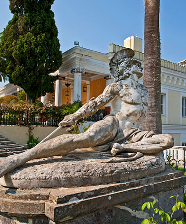 achillion, bestcar corfu car rental