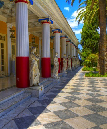 achillion, bestcar corfu car rental